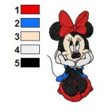 Minnie Mouse Embroidery 4